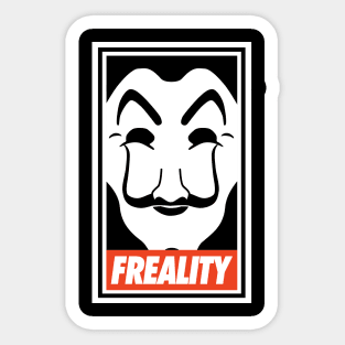 Dali Mr. Robot Obey FSociety Sticker